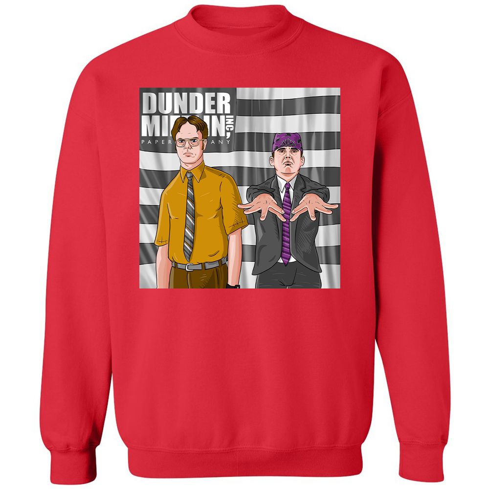 Classic Unisex Sweatshirt - D9J7MKQA - Red - 5