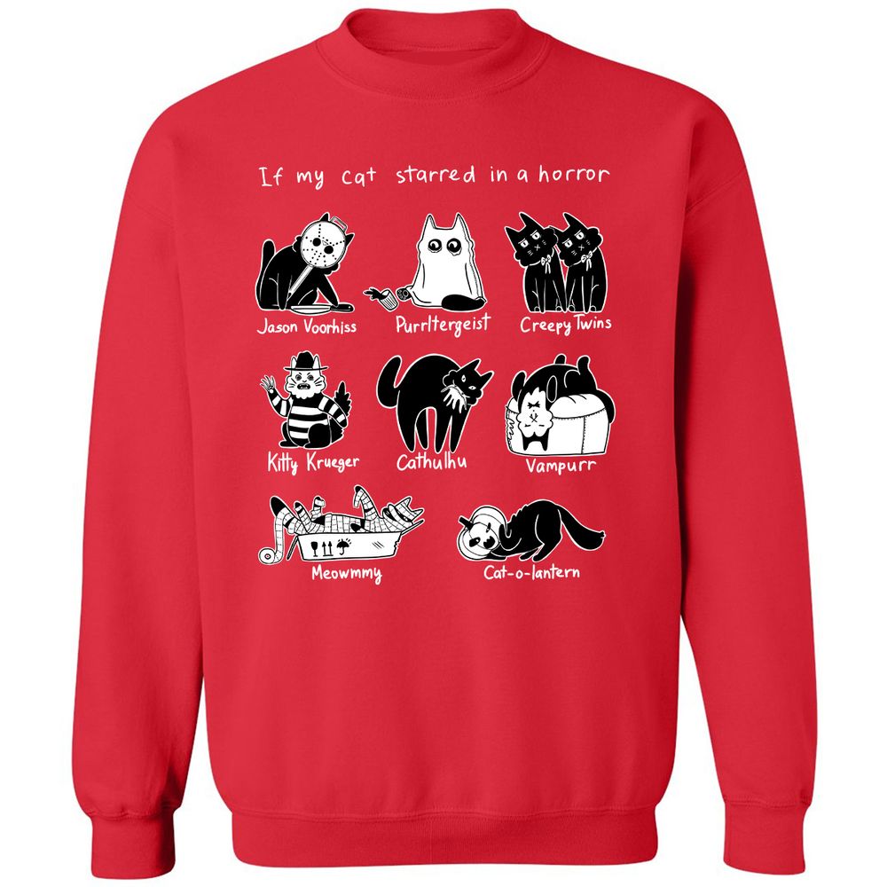 Classic Unisex Sweatshirt - N4V3T557 - Red - 5