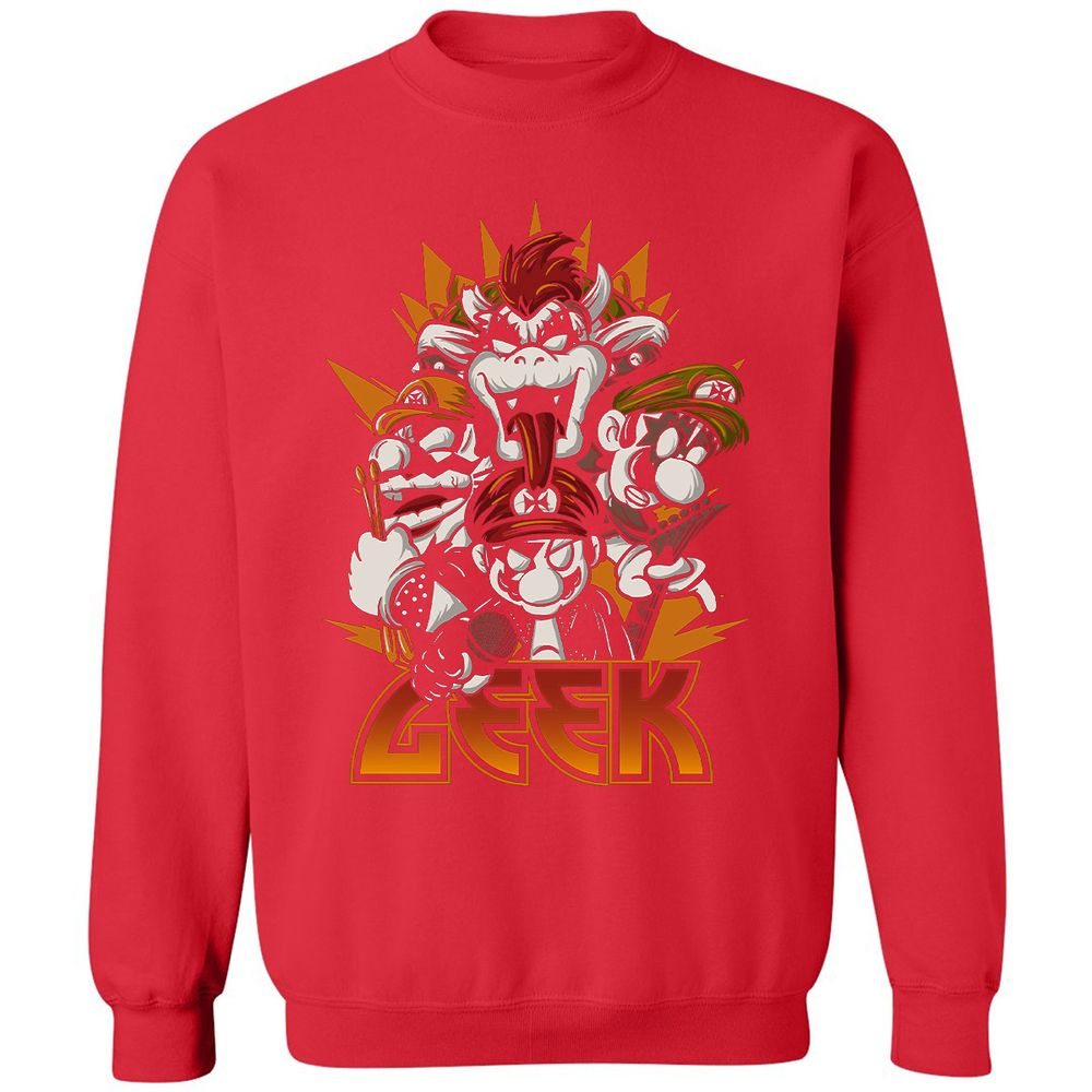 Classic Unisex Sweatshirt - TAF6WN85 - Red - 5