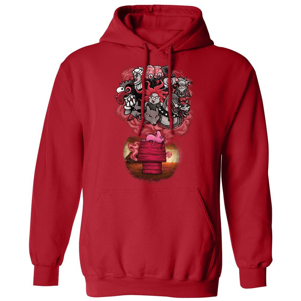 Classic Unisex Hoodie - G3AY8N2J - Red - 5