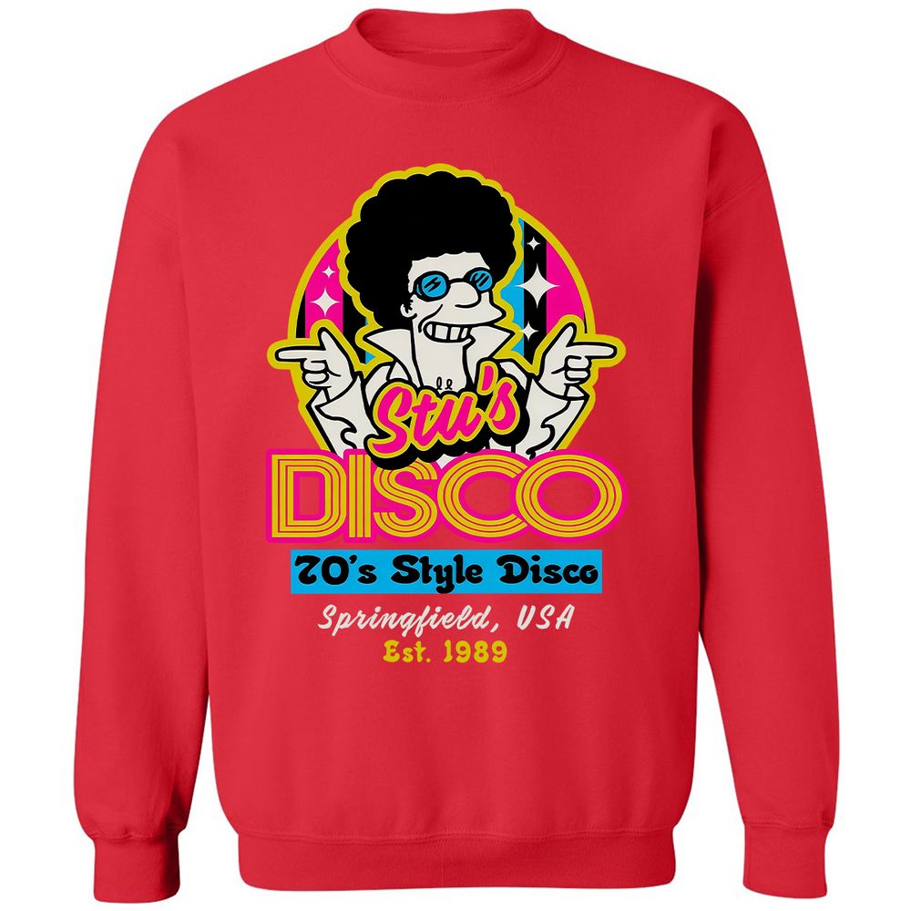 Classic Unisex Sweatshirt - 9PGJYG9K - Red - 5