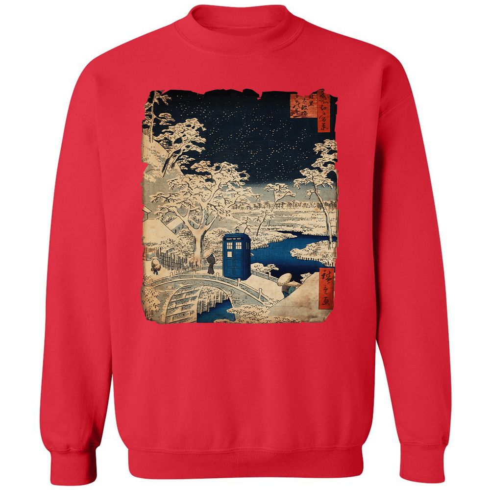 Classic Unisex Sweatshirt - GVWQABJC - Red - 5