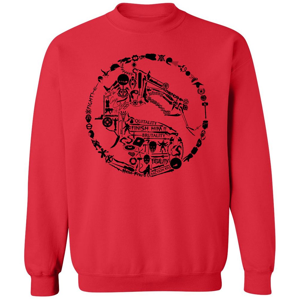 Classic Unisex Sweatshirt - J8FHCQ5M - Red - 5