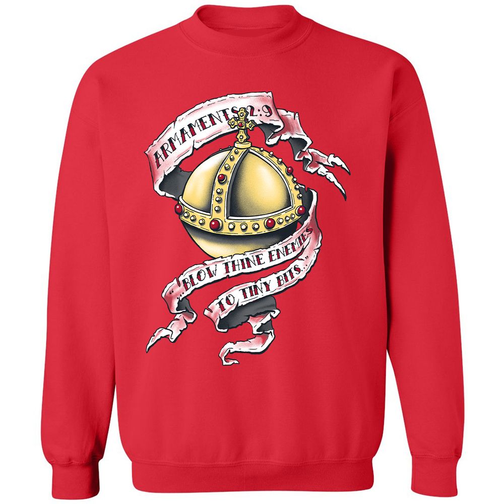 Classic Unisex Sweatshirt - EJJYMRFK - Red - 5