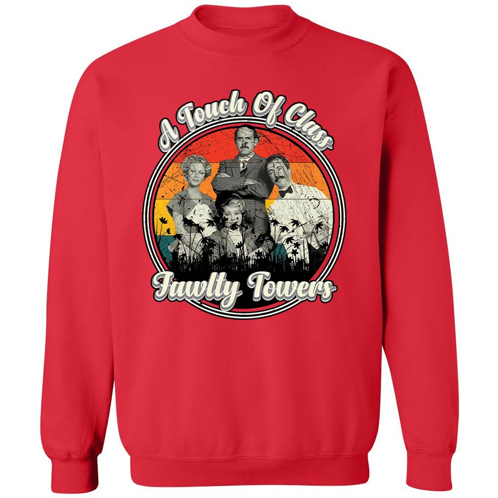 Classic Unisex Sweatshirt - R7LDJB86 - Red - 5