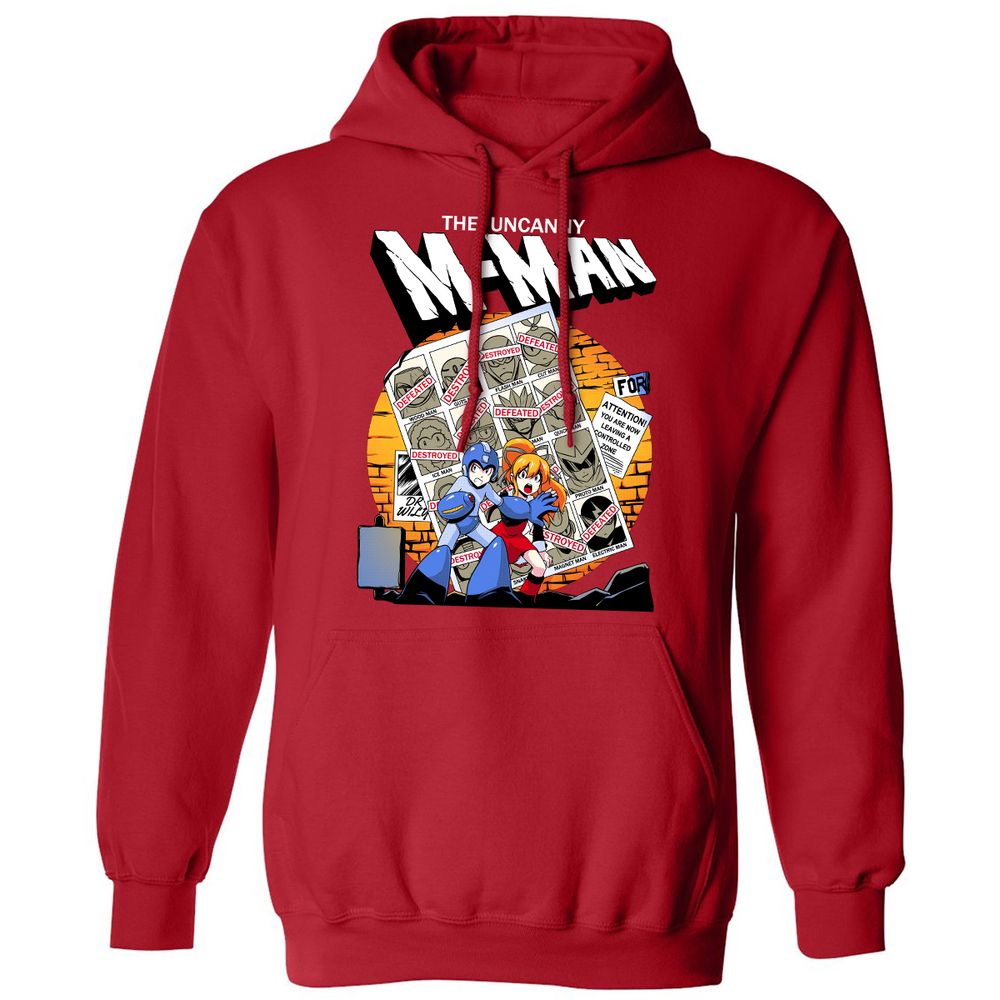Classic Unisex Hoodie - PTHV3FQW - Red - 5
