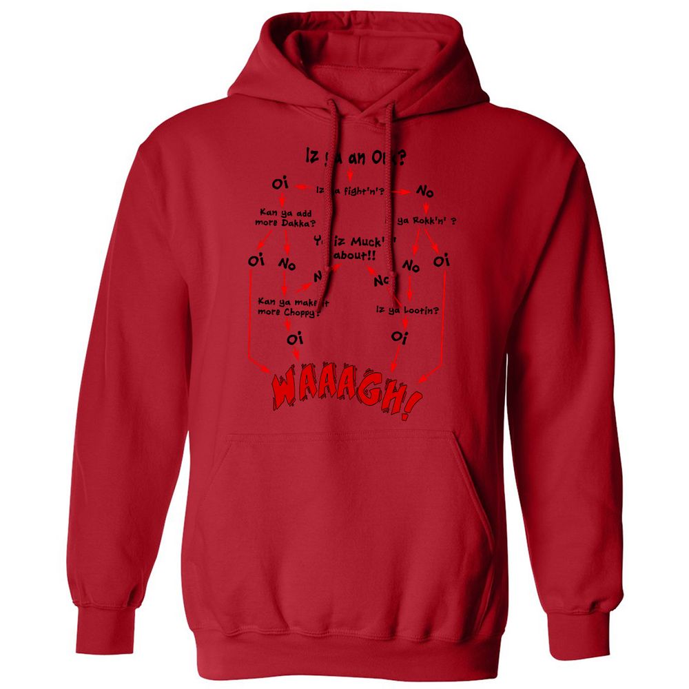 Classic Unisex Hoodie - D29QAR56 - Red - 5