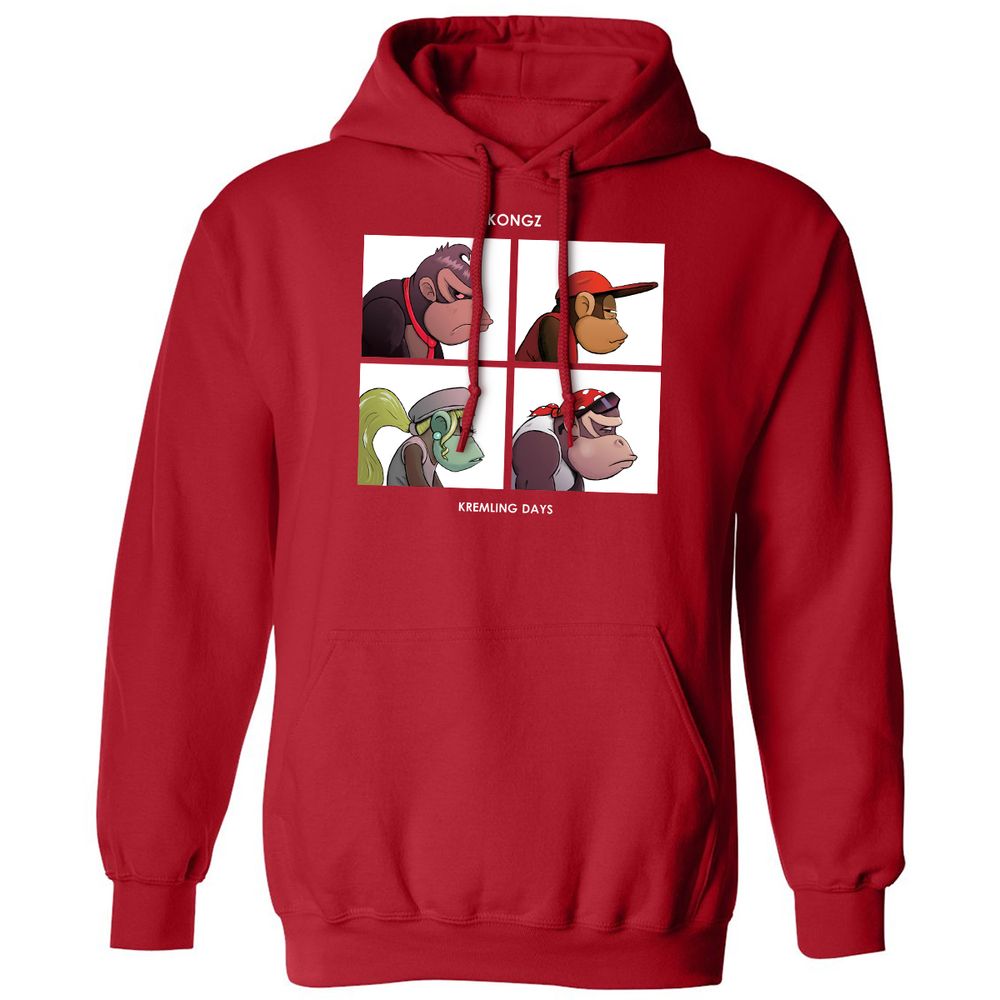 Classic Unisex Hoodie - 7XLX8YHH - Red - 5