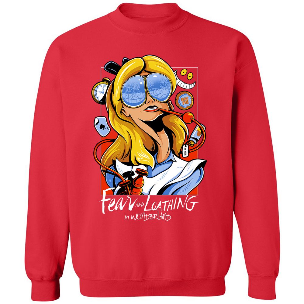 Classic Unisex Sweatshirt - GLTE36M7 - Red - 5