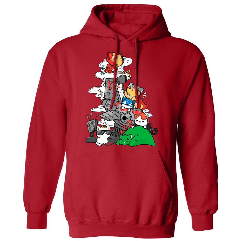 Classic Unisex Hoodie - 5BBVJYMJ - Red - 5
