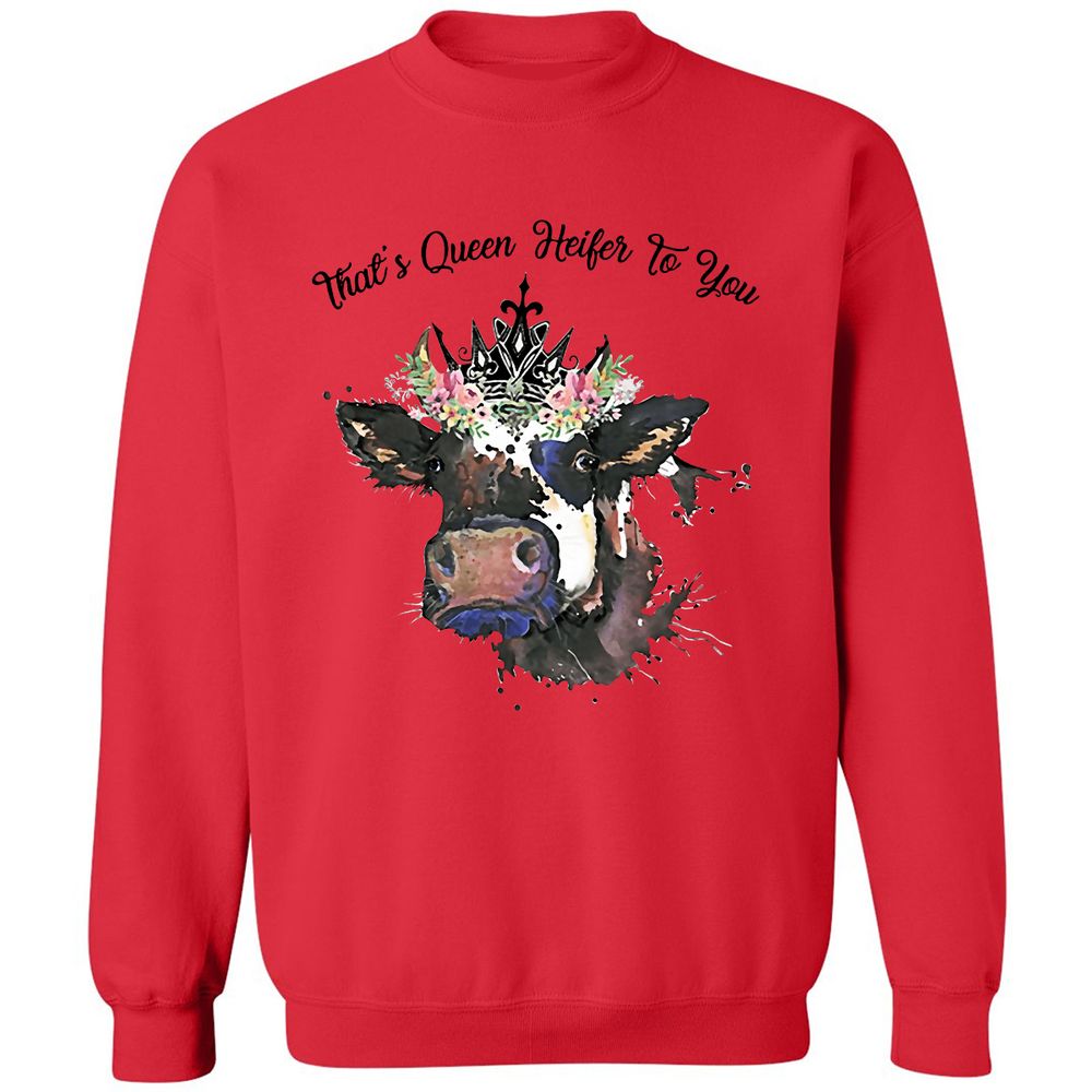 Classic Unisex Sweatshirt - F9W5V82L - Red - 5