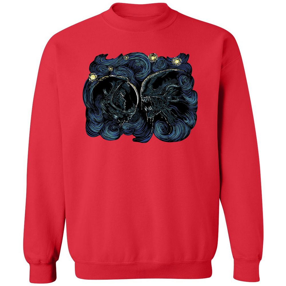 Classic Unisex Sweatshirt - Q8DFBDLT - Red - 5