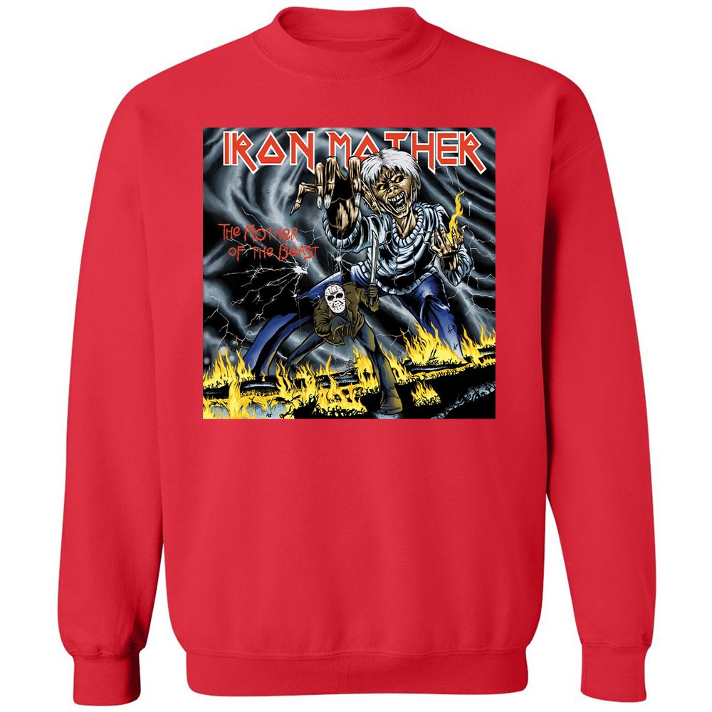 Classic Unisex Sweatshirt - FBEZ9VWT - Red - 5