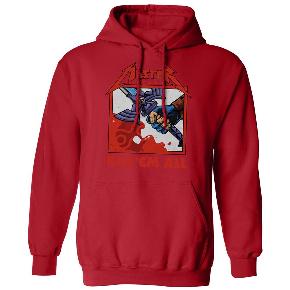 Classic Unisex Hoodie - LE6KCQLM - Red - 5