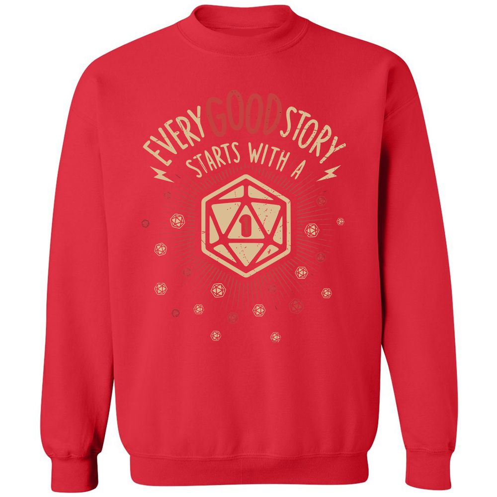 Classic Unisex Sweatshirt - Y3ZKE86D - Red - 5