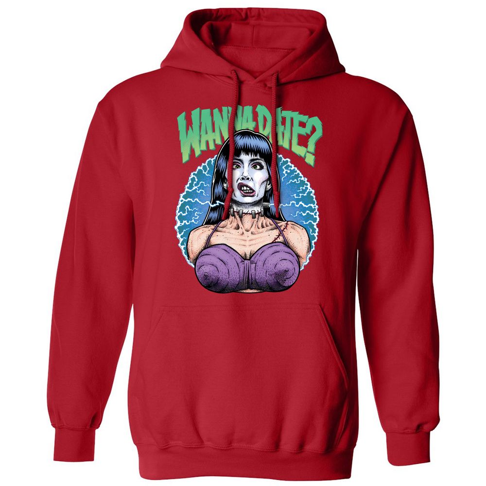 Classic Unisex Hoodie - ELA83KU9 - Red - 5