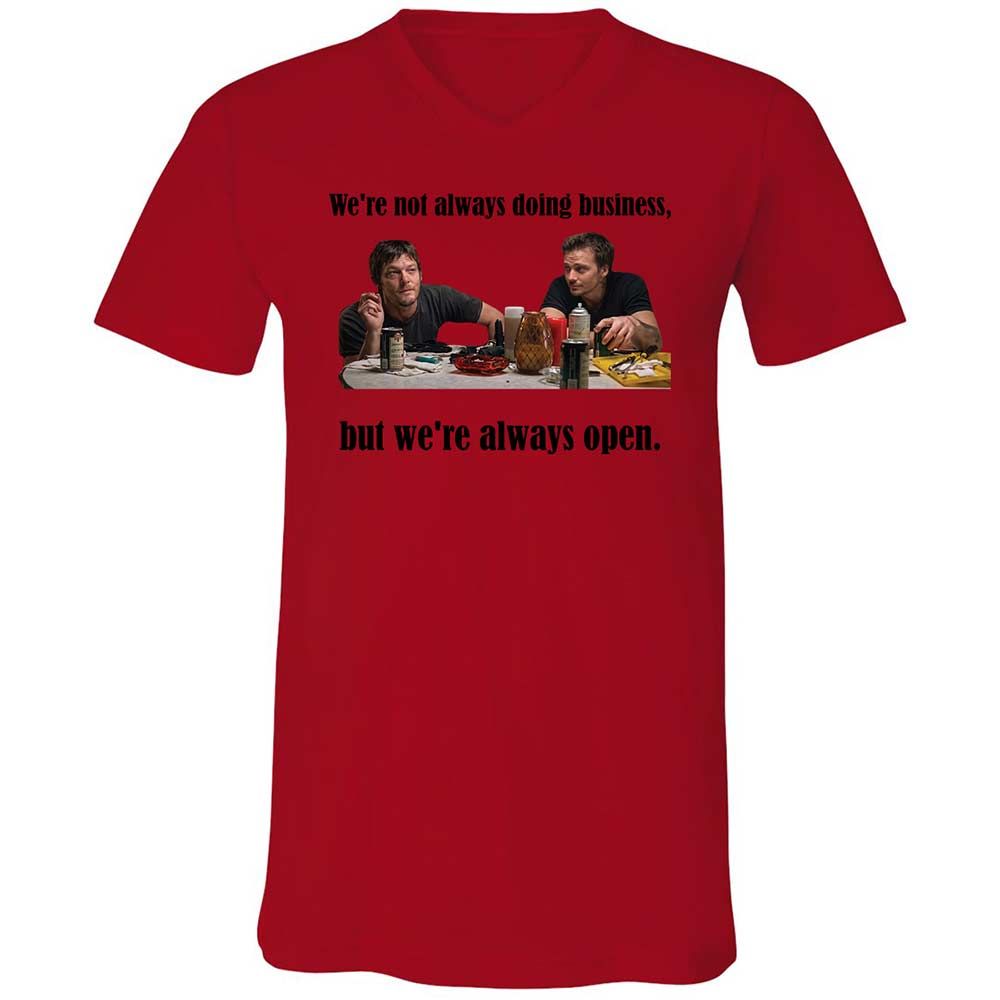 Unisex V-Neck T-Shirt - TV2ACB27 - Red - 5