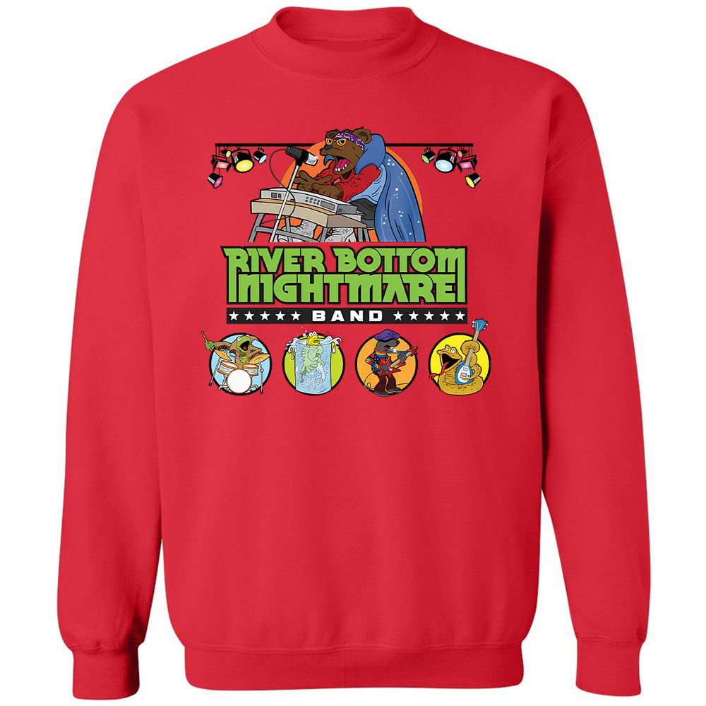Classic Unisex Sweatshirt - YAQJFXPH - Red - 5