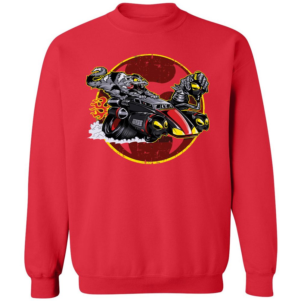 Classic Unisex Sweatshirt - TFUFD5KP - Red - 5
