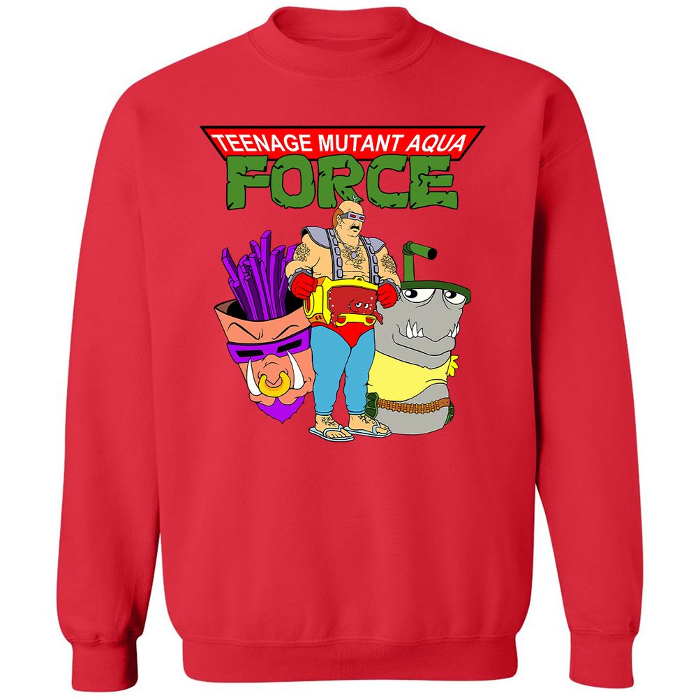 Classic Unisex Sweatshirt - FDY5VXAQ - Red - 5