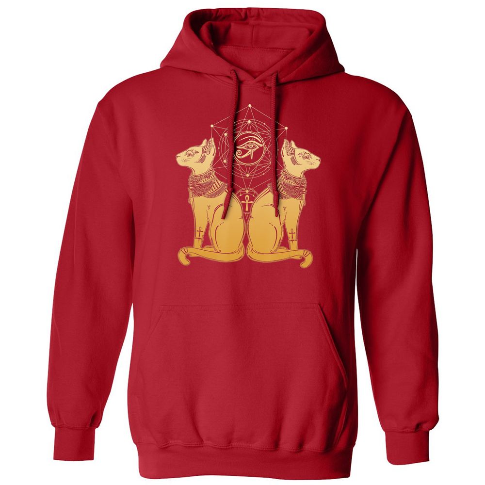Classic Unisex Hoodie - DV2YSP9G - Red - 5