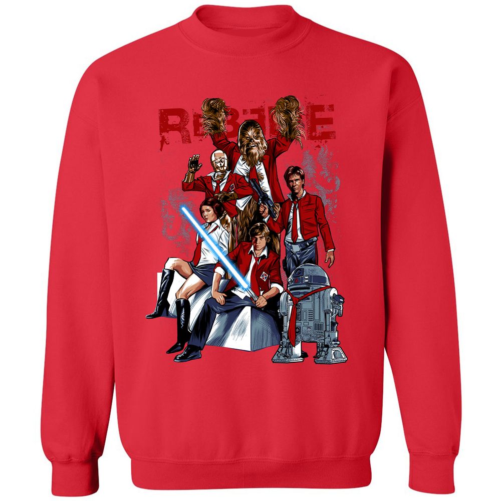 Classic Unisex Sweatshirt - YVY4UZBU - Red - 5