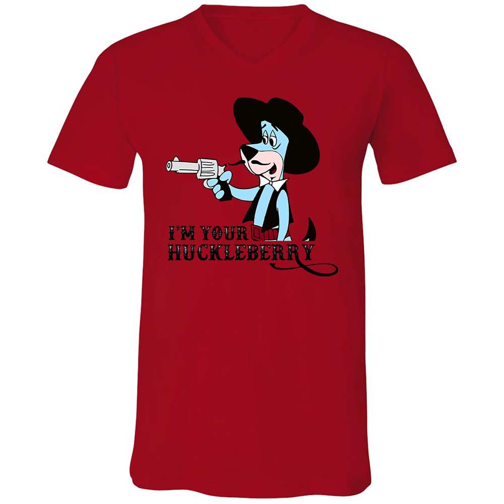 Unisex V-Neck T-Shirt - BH985VSW - Red - 5