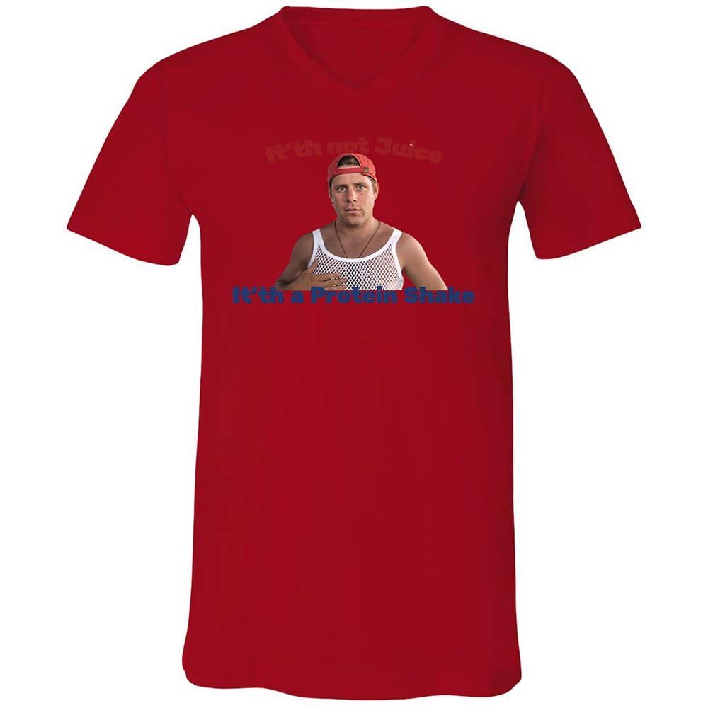 Unisex V-Neck T-Shirt - SH4TAFSV - Red - 5
