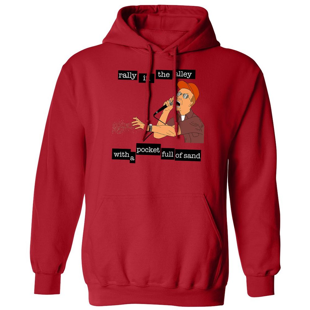 Classic Unisex Hoodie - Y8AR4PZ3 - Red - 5