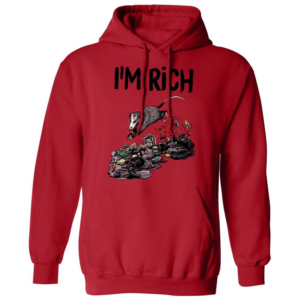 Classic Unisex Hoodie - GQ22HXX4 - Red - 5