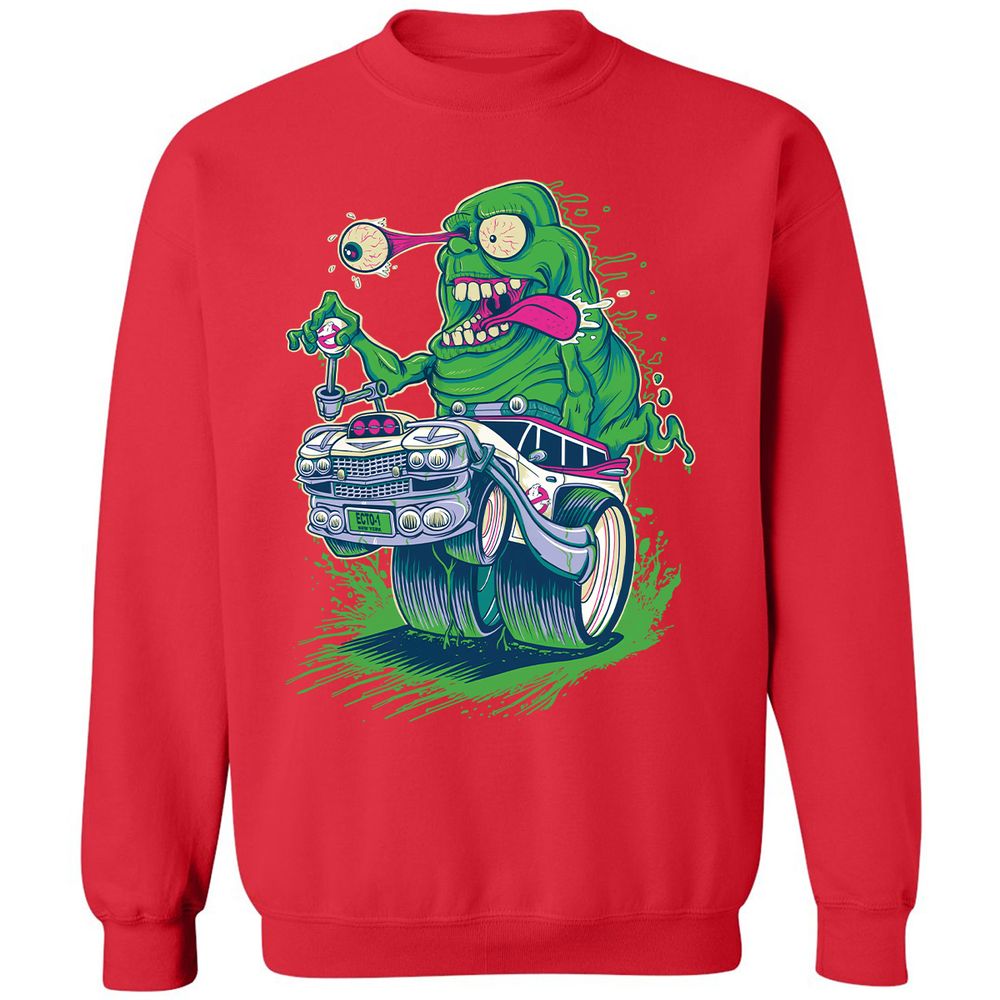 Classic Unisex Sweatshirt - 1W9BYUCW - Red - 5