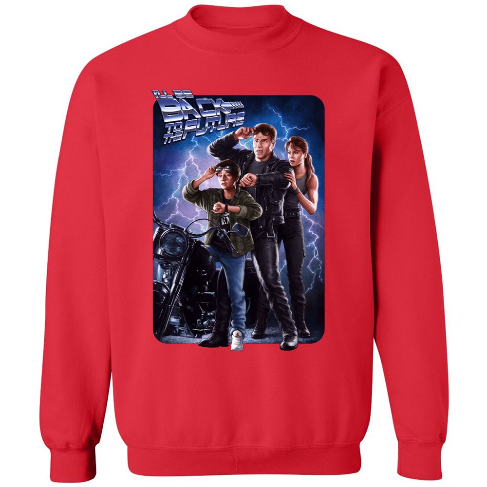 Classic Unisex Sweatshirt - SYL43WUB - Red - 5