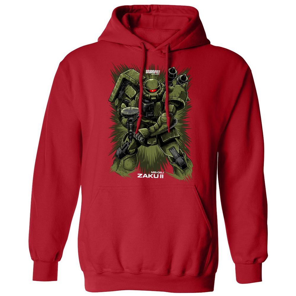 Classic Unisex Hoodie - B1U8SN9Q - Red - 5