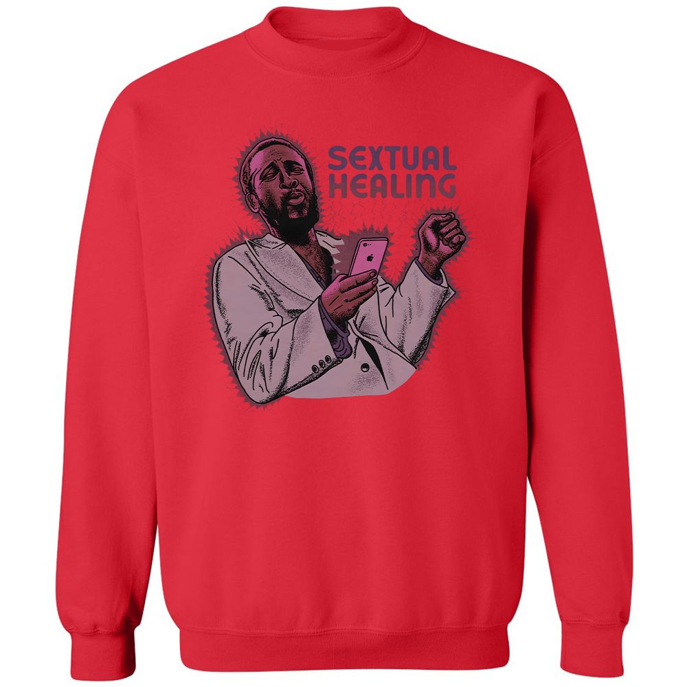 Classic Unisex Sweatshirt - 51X5DPJ8 - Red - 5