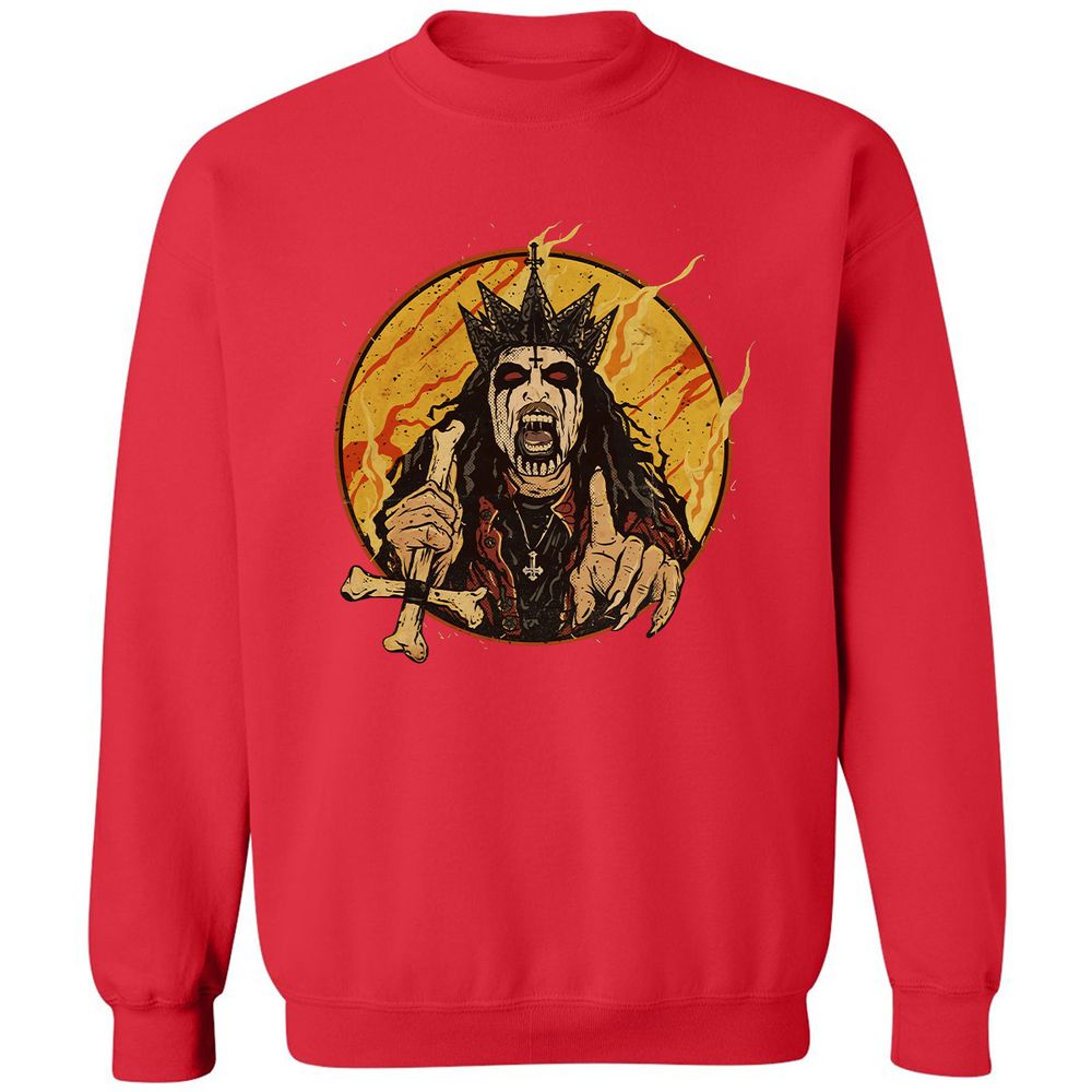 Classic Unisex Sweatshirt - RXMCG8RT - Red - 5