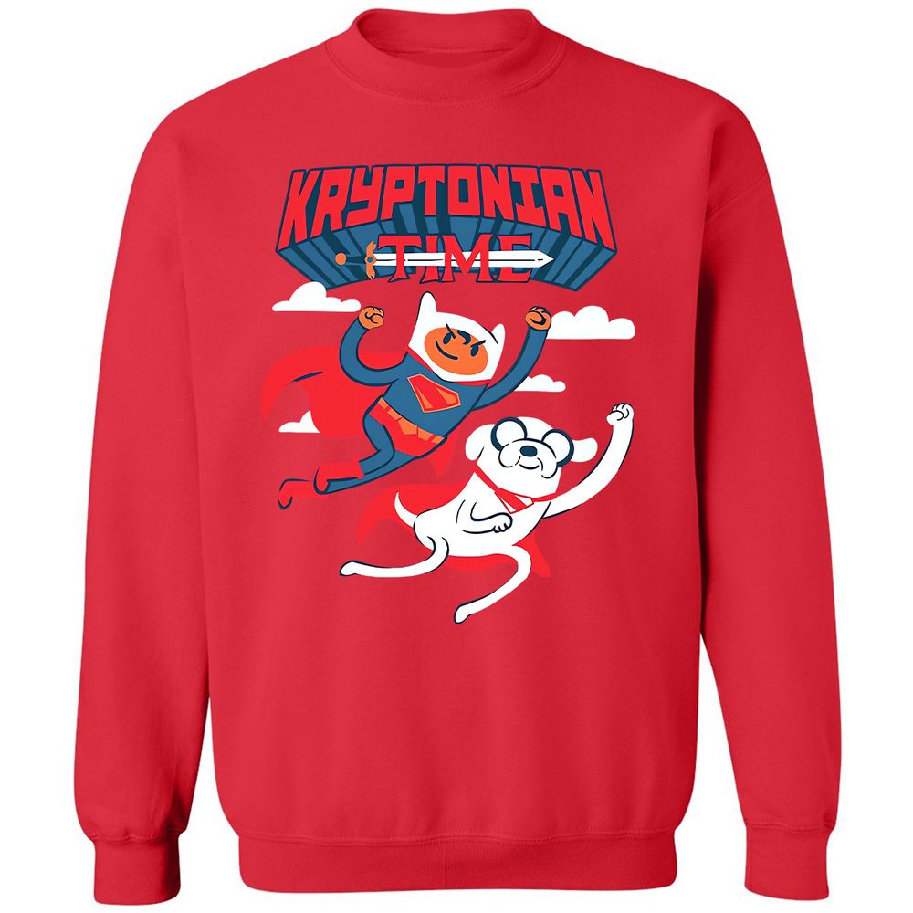 Classic Unisex Sweatshirt - 6TUVJFMF - Red - 5