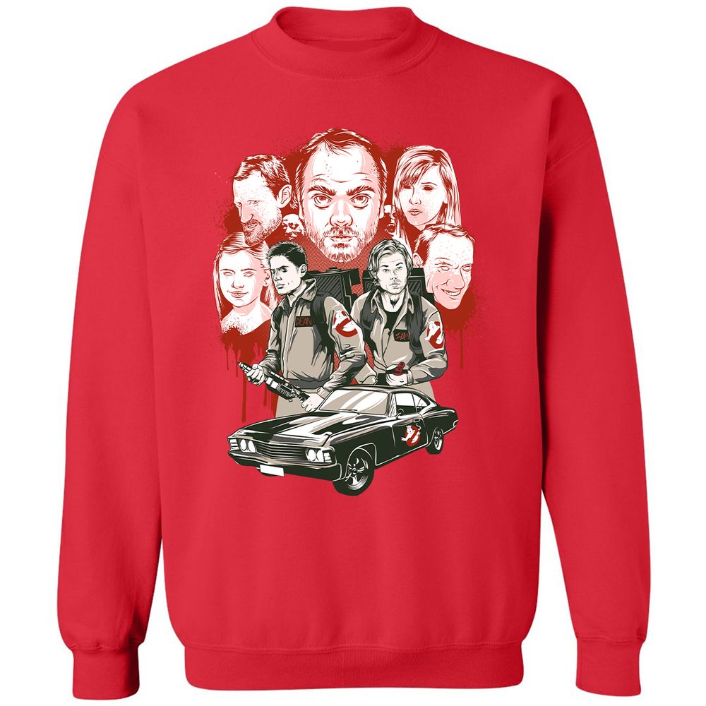 Classic Unisex Sweatshirt - W65FKVTC - Red - 5