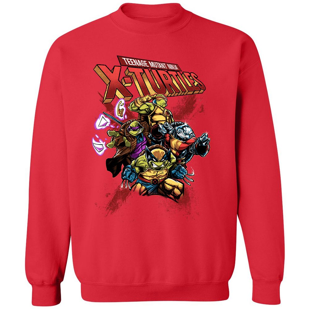 Classic Unisex Sweatshirt - PQY7U9MQ - Red - 5