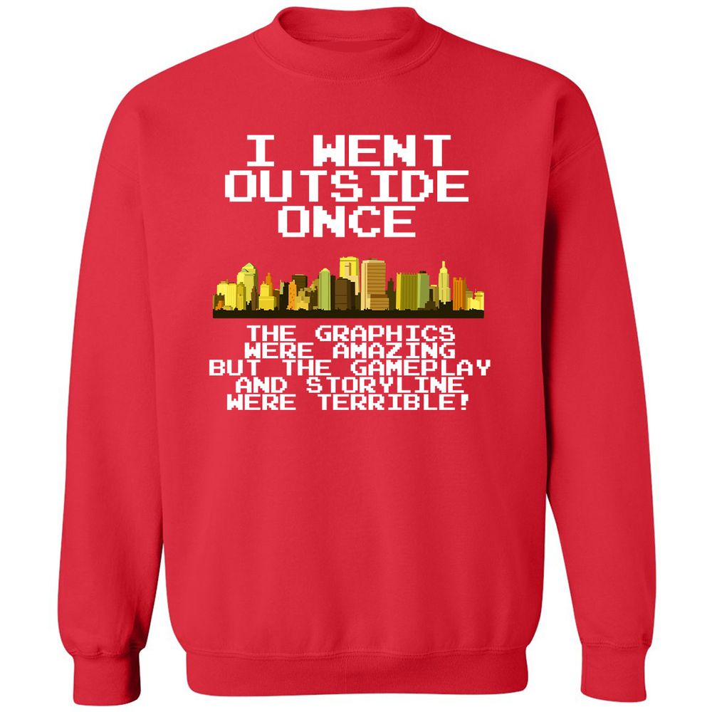 Classic Unisex Sweatshirt - QDWGMGUT - Red - 5