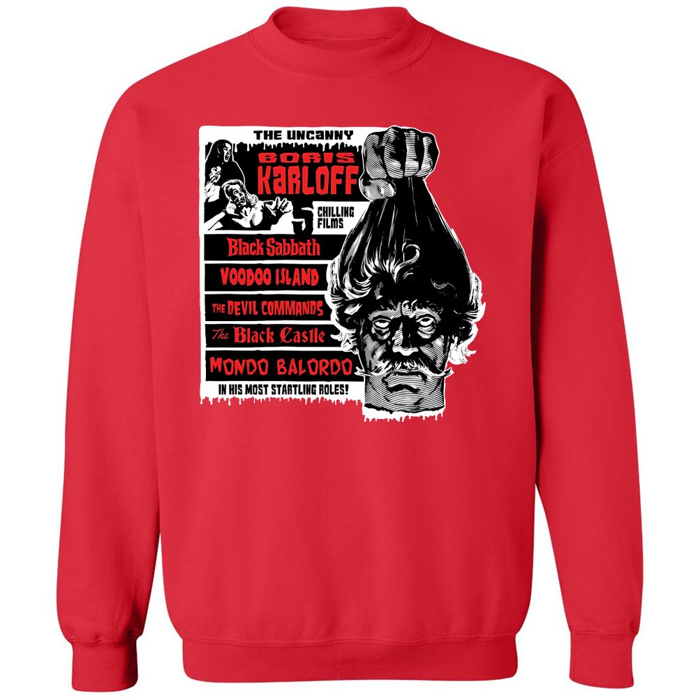 Classic Unisex Sweatshirt - 7DSKSDNU - Red - 5