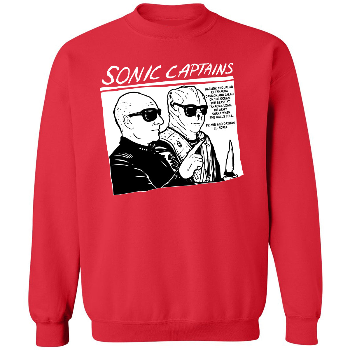 Classic Unisex Sweatshirt - SKPPLZ5N - Red - 5