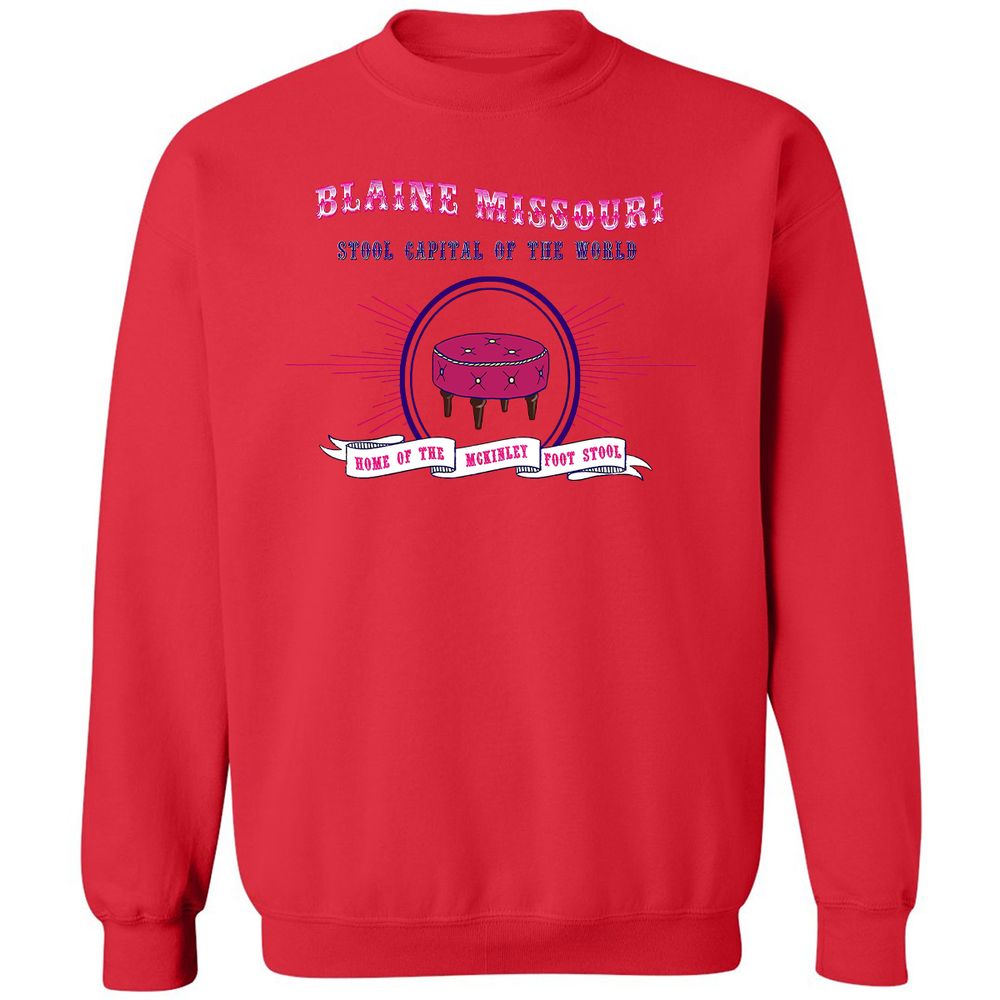 Classic Unisex Sweatshirt - FBY7Z1AT - Red - 5