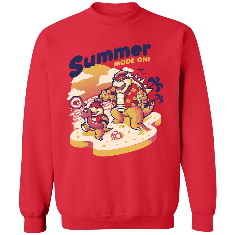 Classic Unisex Sweatshirt - LQ5SJX7B - Red - 5