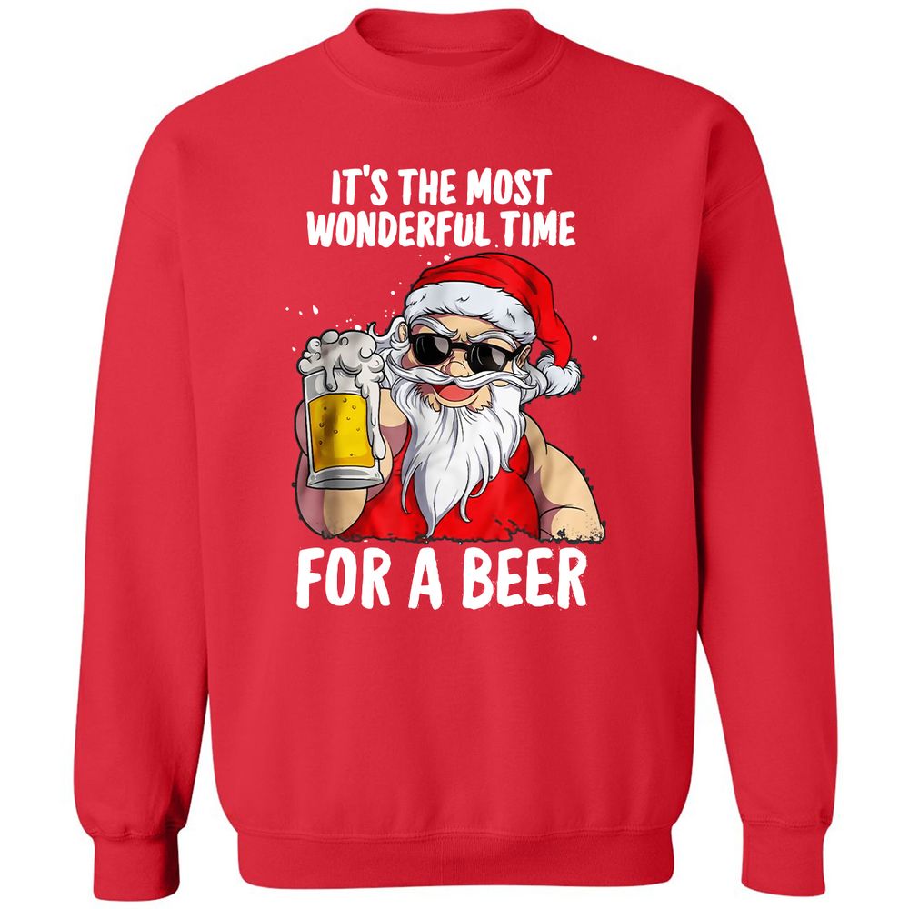 Classic Unisex Sweatshirt - U7TKX9V2 - Red - 5