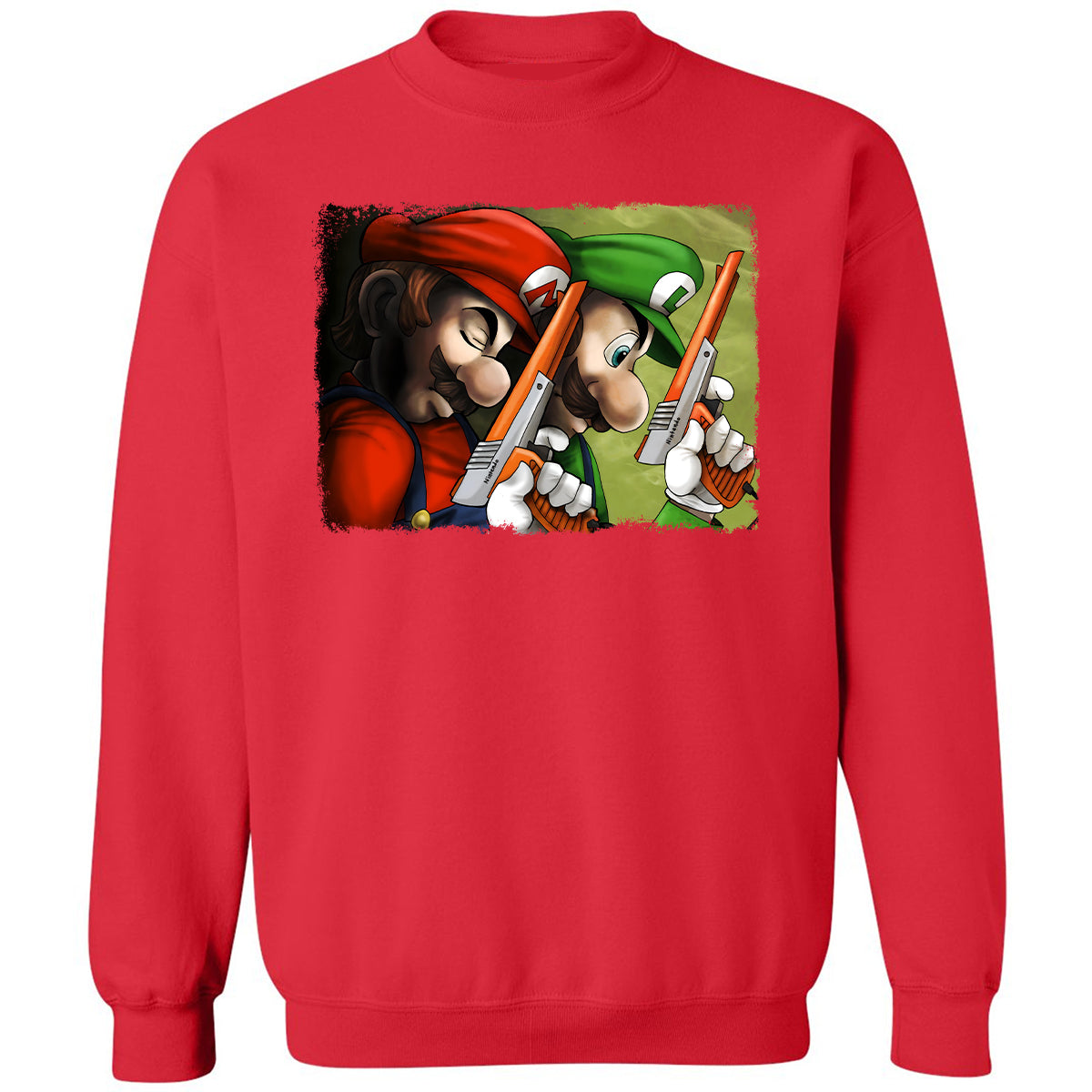 Classic Unisex Sweatshirt - FQP73TJR - Red - 5