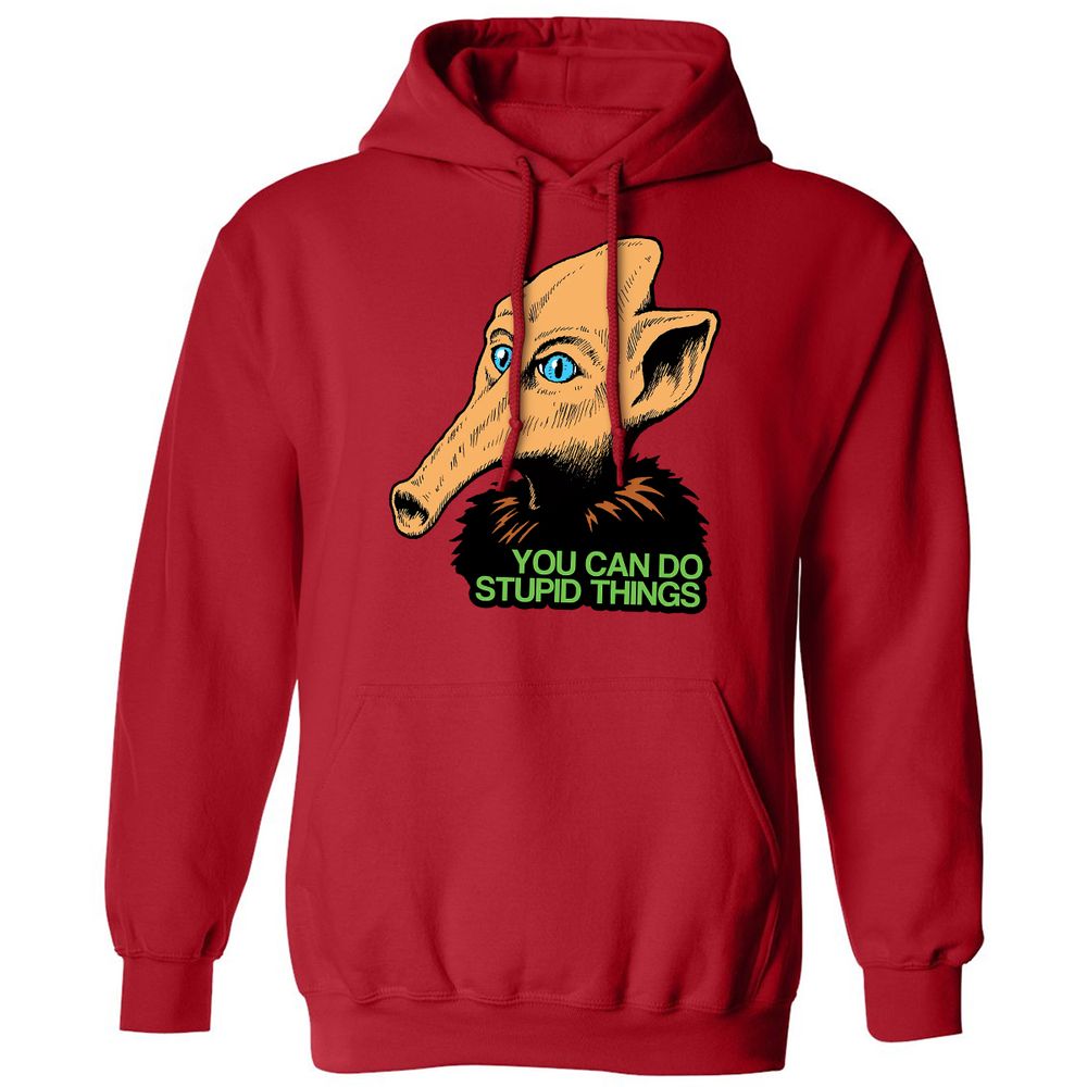 Classic Unisex Hoodie - UMLZJ2KU - Red - 5