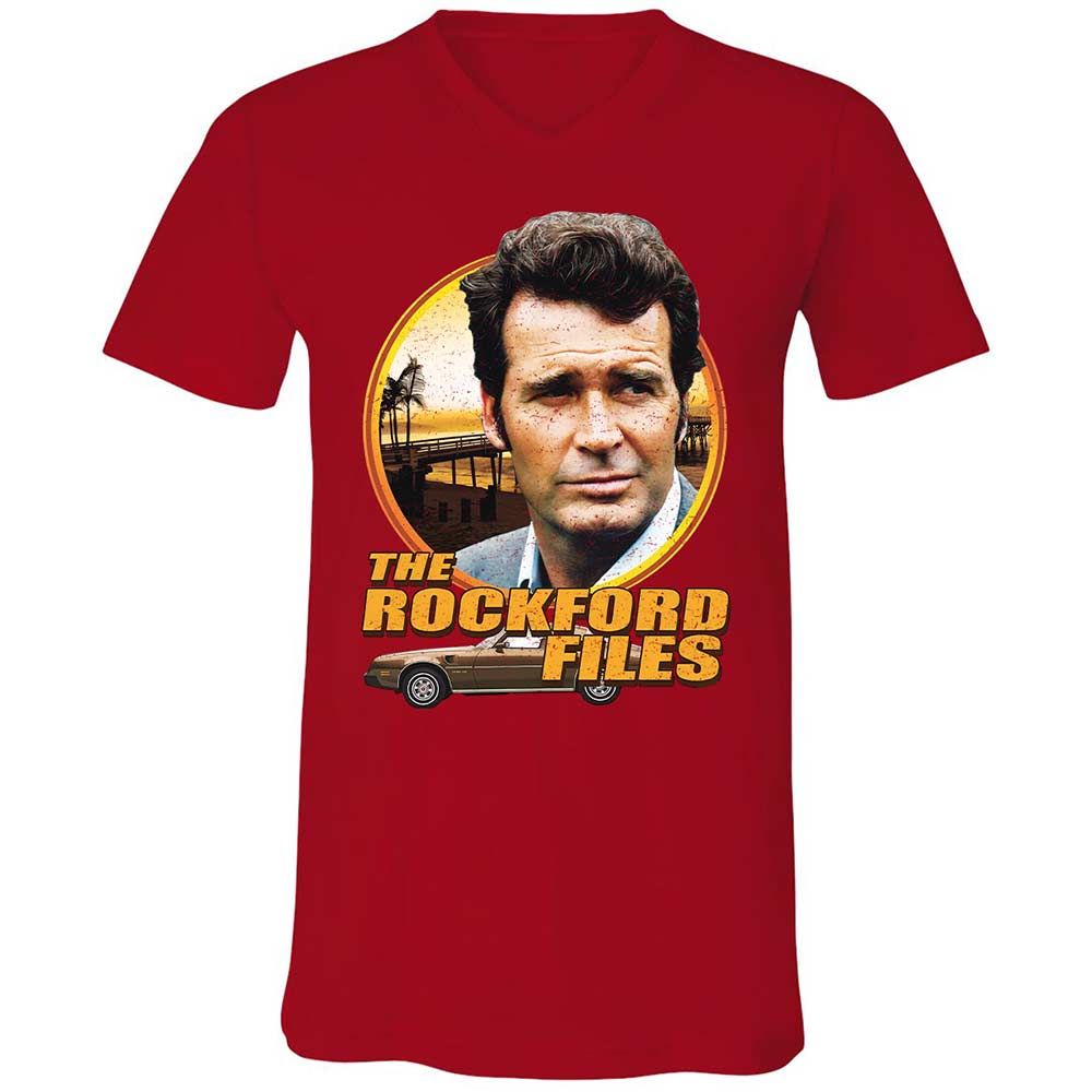 Unisex V-Neck T-Shirt - VSWCHB7U - Red - 5