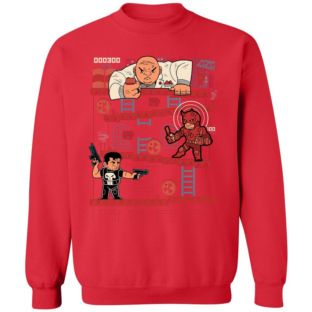 Classic Unisex Sweatshirt - 8CVXQ7X7 - Red - 5