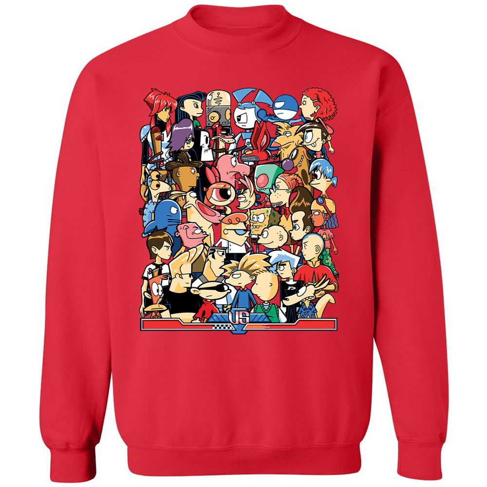 Classic Unisex Sweatshirt - G8RL5SF4 - Red - 5