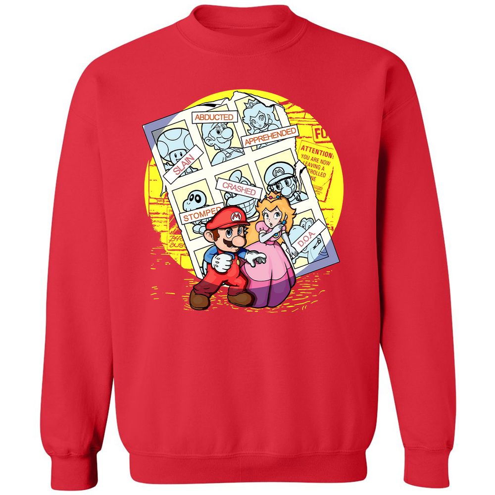 Classic Unisex Sweatshirt - XKZG7FC1 - Red - 5